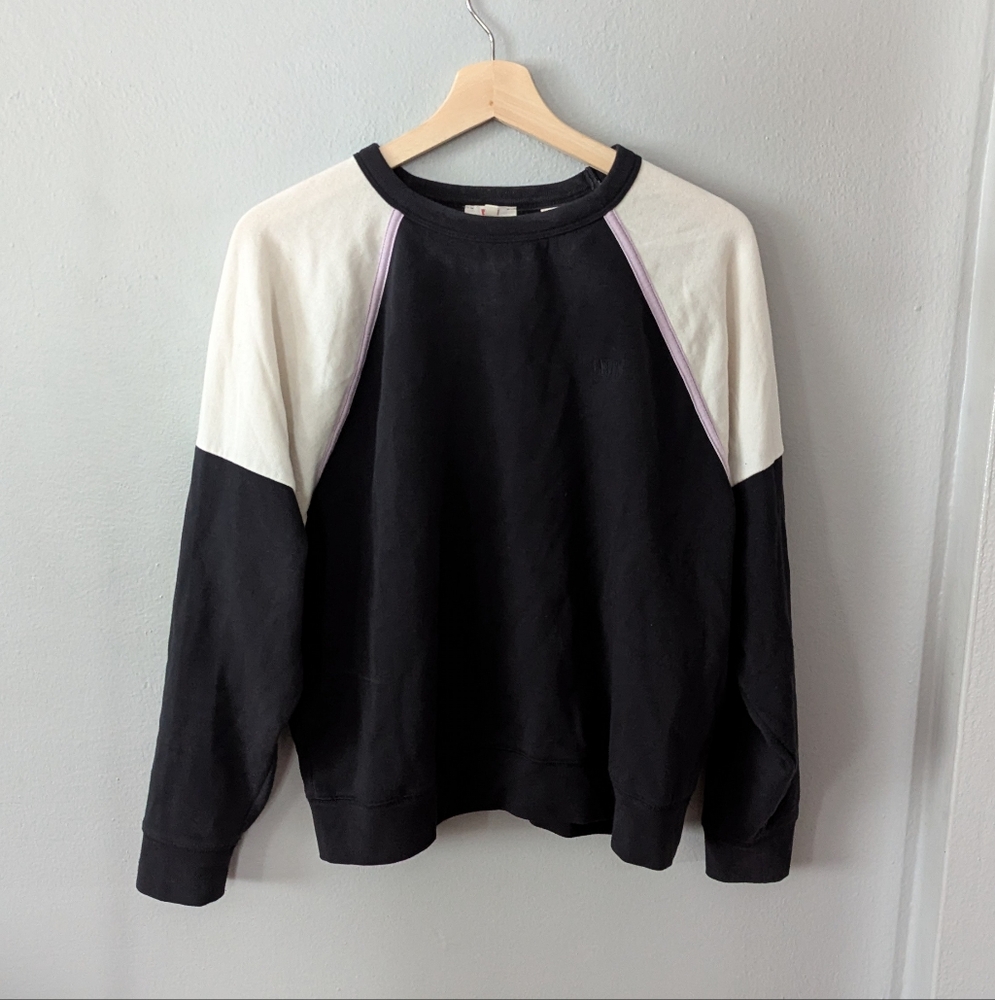 Levi’s Womens Everyday Raglan Colorblock Sweatshirt Size L